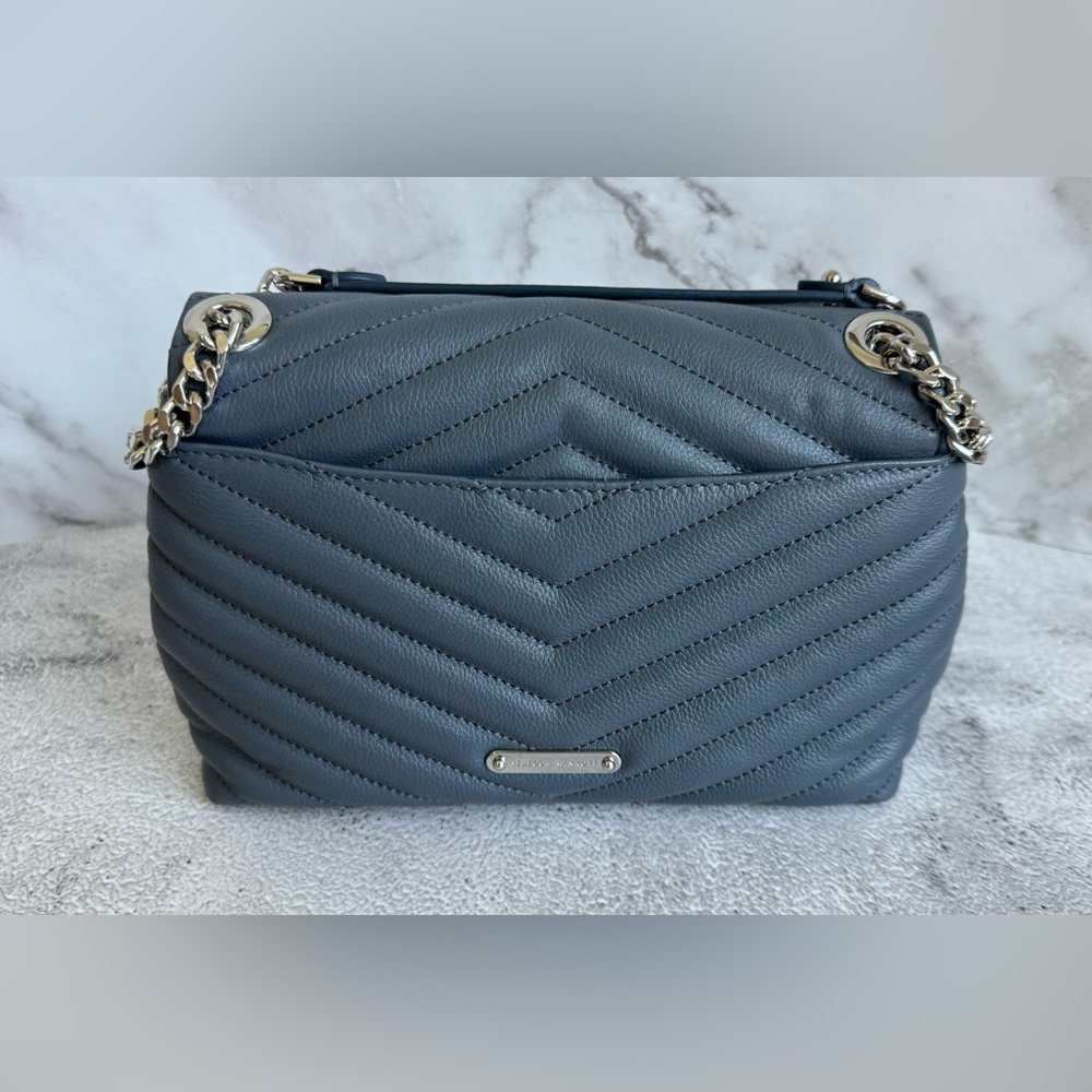 EUC - Rebecca Minkoff Edie Crossbody Leather Shoulder Bag - Luna - Picture 3 of 5